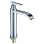 Moderne Single-Hole badkamer wastafel kraan 304 roestvrij staal waterkraan stijlvolle messing mixer voor thuis of villa gebruik
