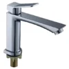 主图_1 Moderno de lujo de un solo agujero grifo de baño de aleación de zinc cromado de un solo grifo de lavabo frío con la función de medición de un solo mango