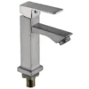 主图_1 Contemporary Single-Hole Bathroom Basin Faucet Modern Design Single-Handle Cold Water Face Tap for Apartment or Hotel Use