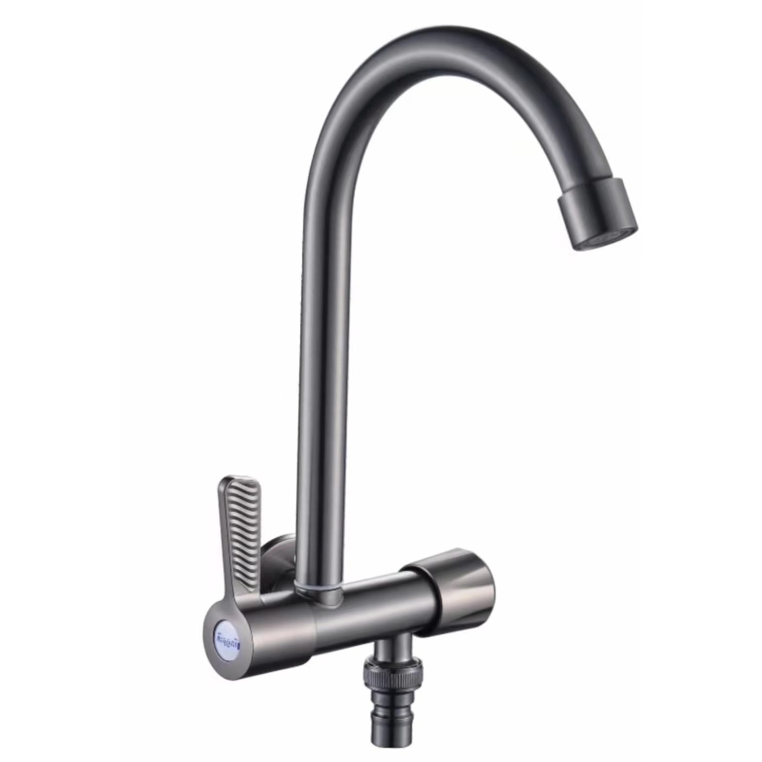 Venta directa de fábrica montado en la pared de un solo frío grifo de la cocina de primera calidad grifo de la cocina moderna