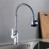 主图_3 Contemporáneo económico de una sola manija de zinc cromado grifo de la cocina montado en la cubierta de agua fría del fregadero grifo de diseño de fábrica