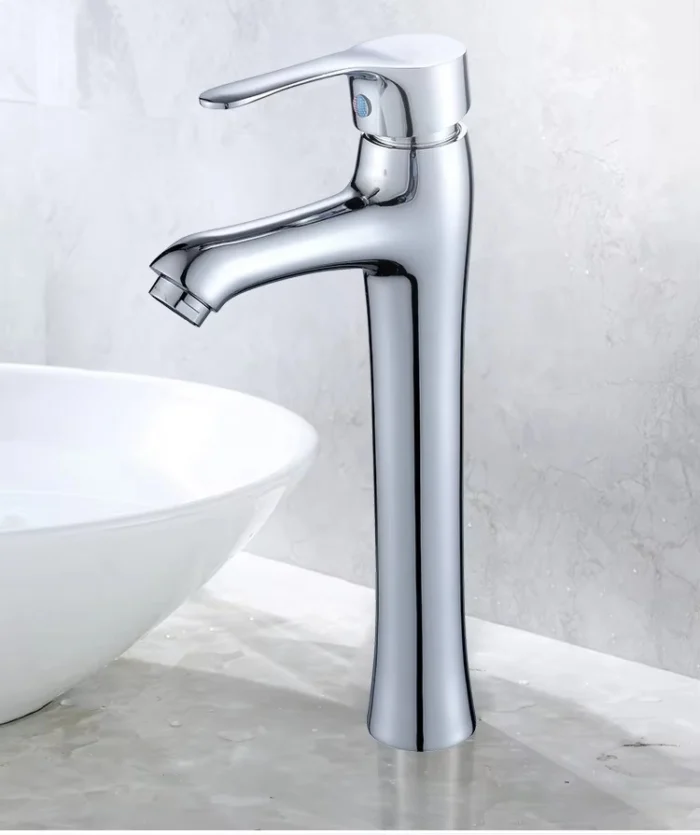 Contemporary Single-Handle Basin Faucet Cold Water Zinc Alloy Tap Thermostatic Sanitary Ware Bathware for Villas Made Ceramic