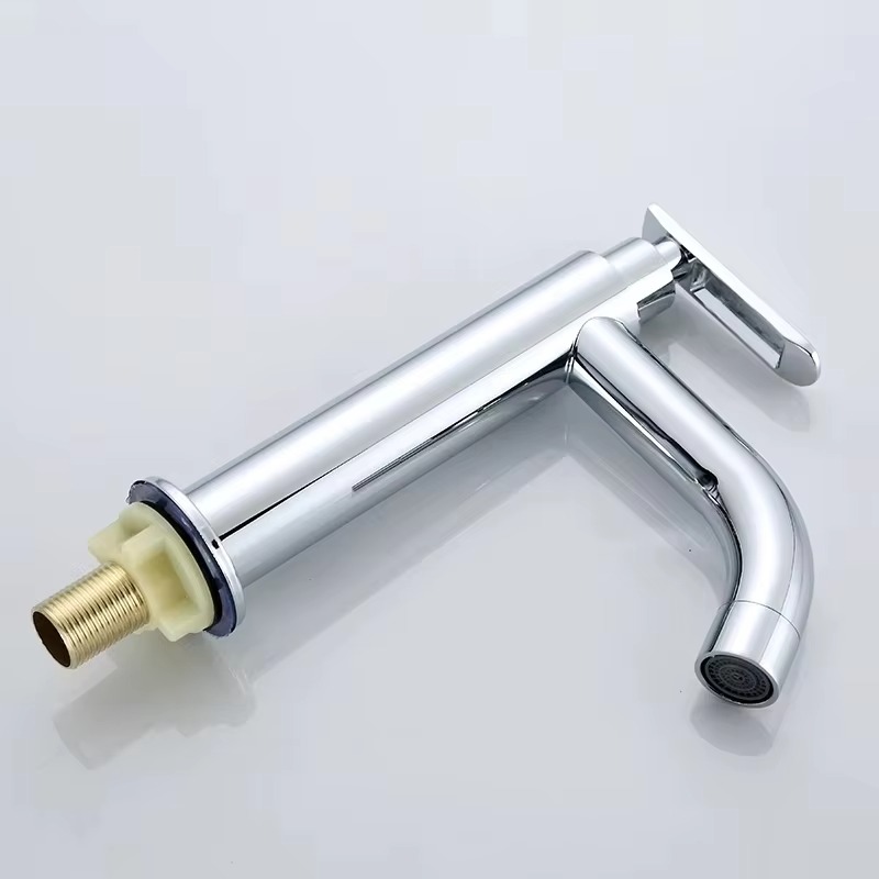 主图_4 Classic Single-Handle Faucet Cold Water Feature for Kitchen Bathroom Home Outdoor School Use Table Top Wash Basin Tap for Bedroom