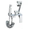 主图_5 Venta directa de fábrica de lujo de latón moderno montado en la pared grifo de la cocina solo grifo de cascada fría con ducha flexible para el uso del fregadero