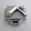 主图_5 Robinet de salle de bain monotrou moderne en alliage de zinc chromé Robinet de lavabo simple et froid avec fonction mesurée Poignée unique