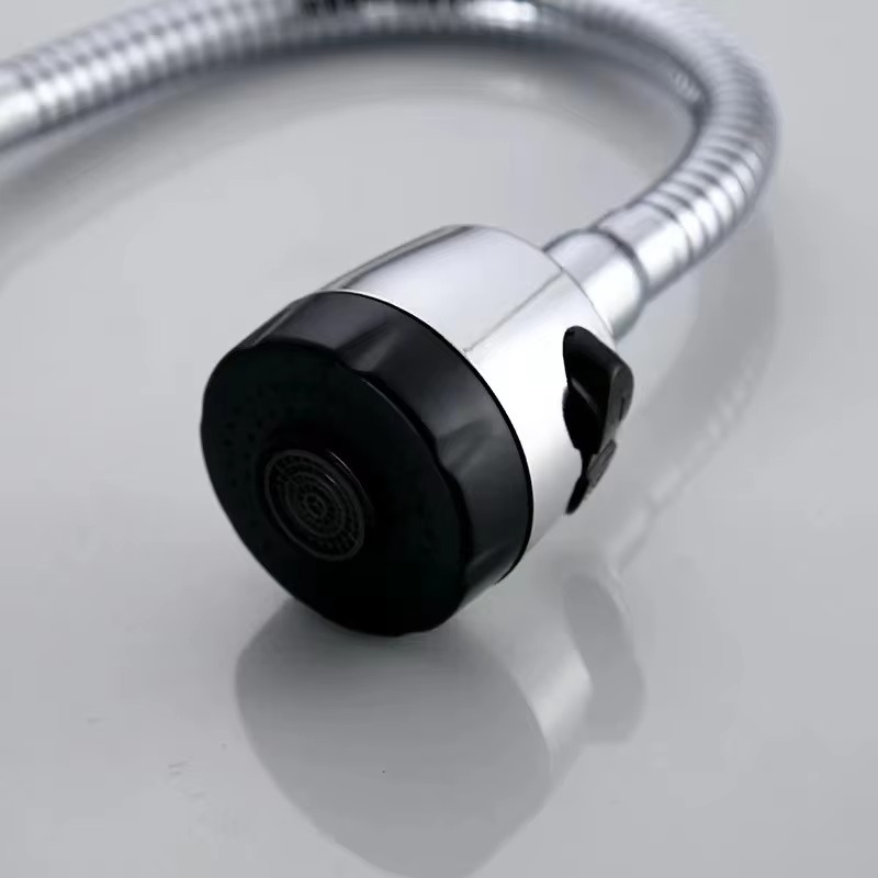 主图_5 Modern Single Cold Kitchen Faucet Wall Mounted Single Handle Brushed Nickel Hotel Apartment Black Kitchen