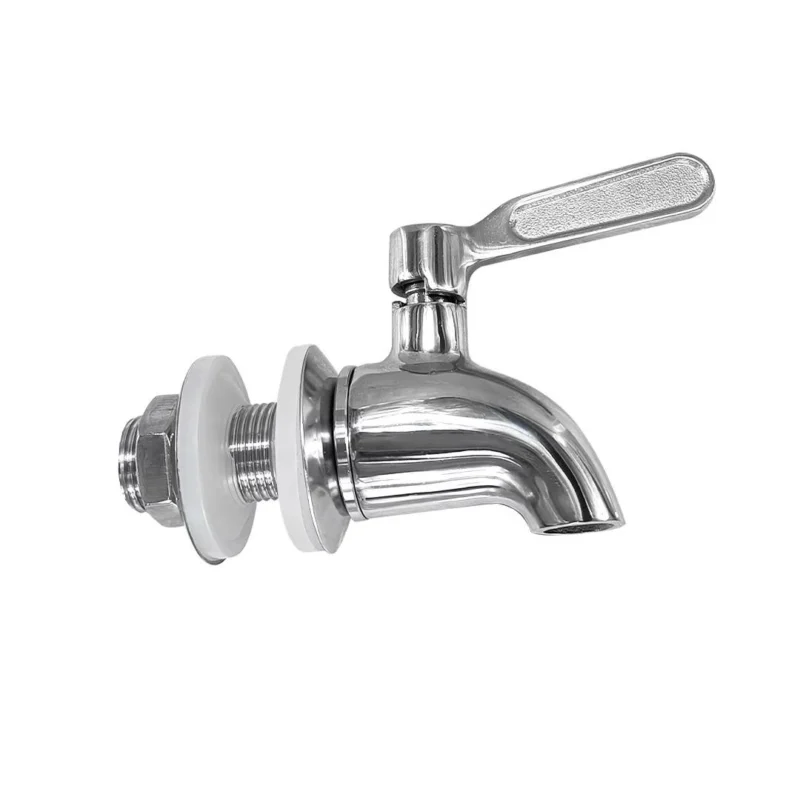 Mayorista 304 Acero Inoxidable Cerveza Keg Grifo Dispensador Barril de Vino Grifo para Bebida Hervir Agua Vaso para Cerveza Vino Grifo