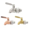 主图_2 Fabbrica OutletSistema di spillatura della birra in acciaio inox lucidato Dispenser di bevande a parete con barattolo di vetro succo di vino freddo Barile di bevande Spigots