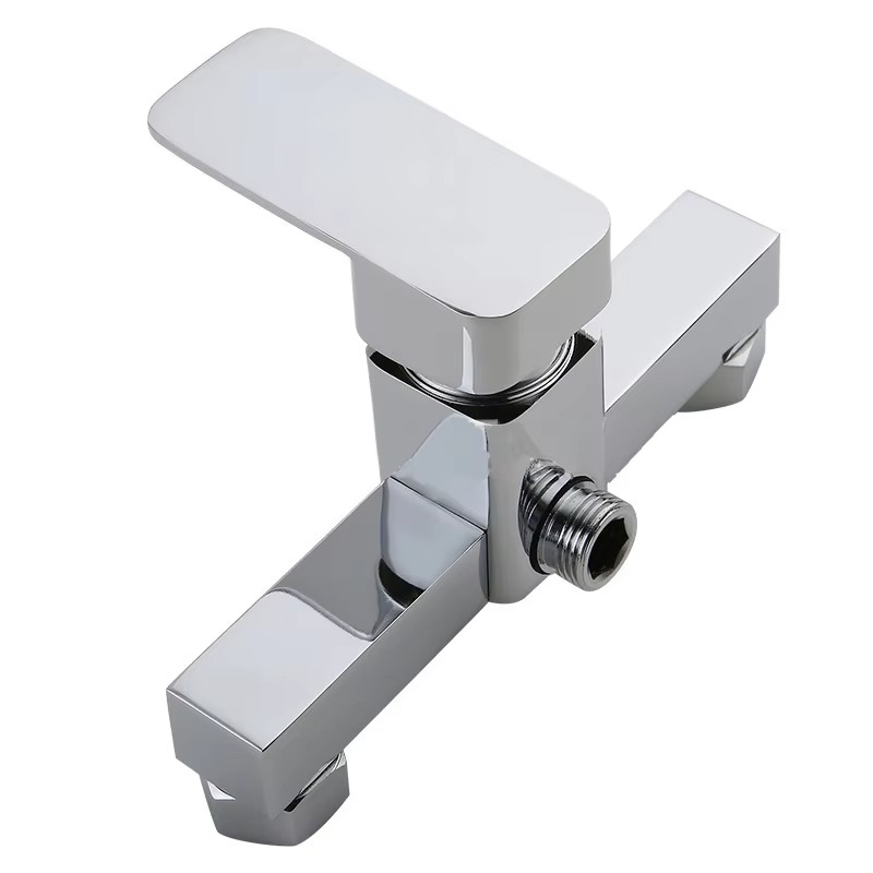 主主_2 صنبور دش نحاسي حديث عالي الجودة مثبت على الحائط صنبور دش نحاسي تجاري عالي الجودة وخلاط ماء بارد وساخن للاستخدام في الحمام وحوض الاستحمام