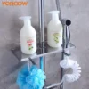 主图_2 Conjunto de torneira de chuveiro de cobre contemporâneo de luxo ABS de alça única na parede Chuva na casa de banho Bidé Material de latão e zinco para chuveiro