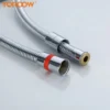 主图_2 Buena Suality 304 manguera de ducha de acero inoxidable manguera de ducha de mano de cromo extra largo con inserto de latón y la tuerca para el baño