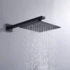 主图_3 Lujoso set de ducha de latón de doble función con cascada y chorro de lluvia con masaje de rociado suave Instalación oculta Grifo de techo para baño