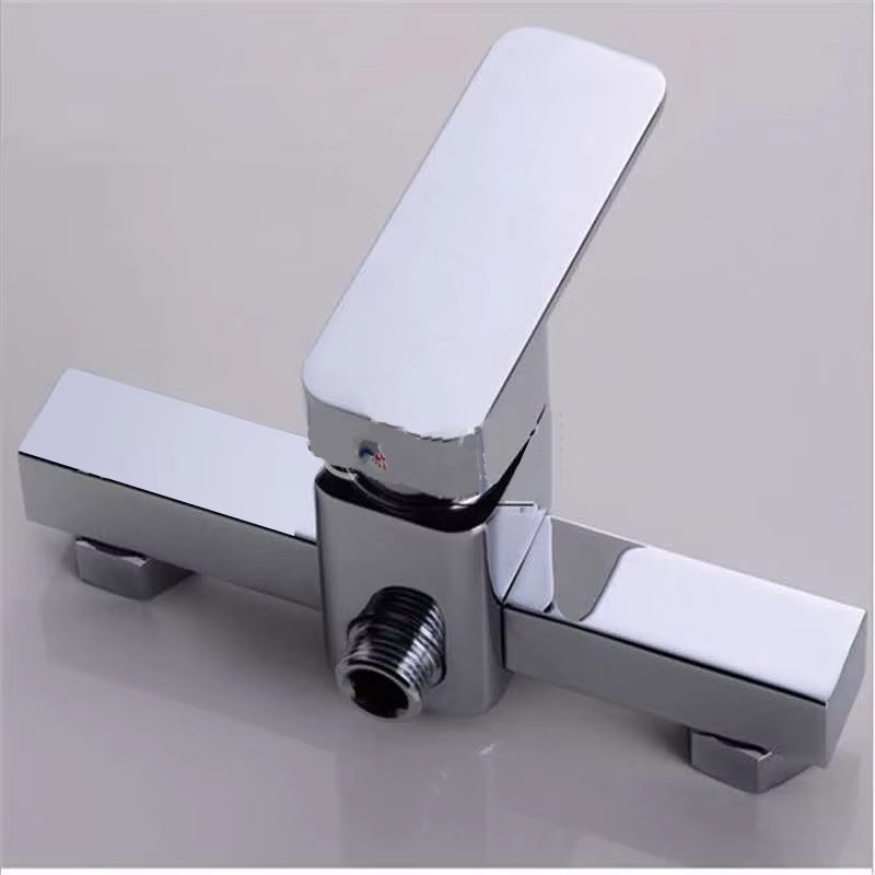 主主_3 صنبور دش نحاسي حديث عالي الجودة مثبت على الحائط صنبور دش نحاسي تجاري عالي الجودة وخلاط ماء بارد وساخن للاستخدام في الحمام وحوض الاستحمام