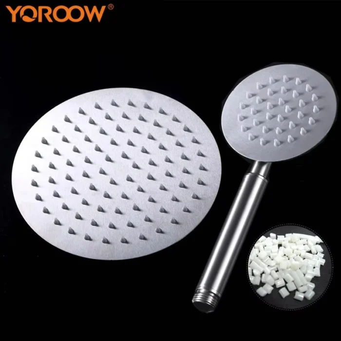 Economico 201 soffione a pioggia in acciaio inox Alta pressione regolabile rubinetto bagno cromato a cascata