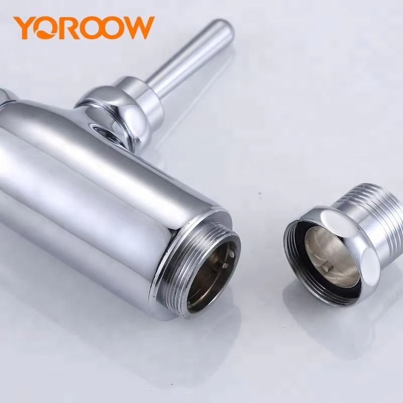 主图_3 Hochwertiges Messinggehäuse Drucktaste und Fußpedal Spülventil Einfach zu bedienendes Toilettenspülventil