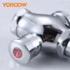主图_3 Ampiamente usato Manuallollet Chrome Plate Brass Body Single Handle Water Valve Flush Valve Push Button per i servizi igienici pubblici
