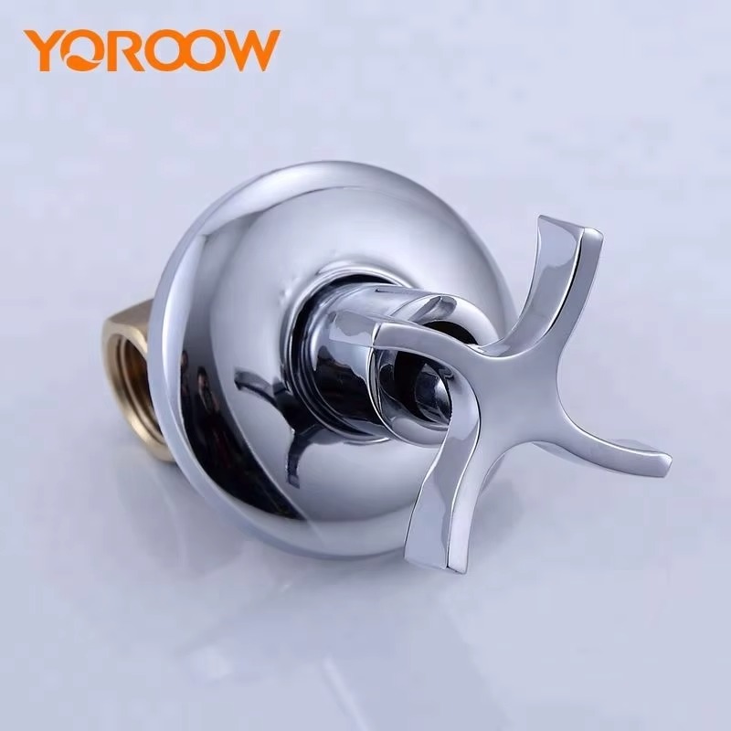 主主_3 سعر جيد صمام كروي نحاسي مخفي بتصميم عصري مع مقبض من الزنك مثبت على الحائط صمام إيقاف الحمام كرة البوليمر