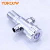 主图_3 Valvola angolare moderna da 9/16" per bagno sanitario Materiale durevole in ottone e zinco per rubinetteria alberghiera