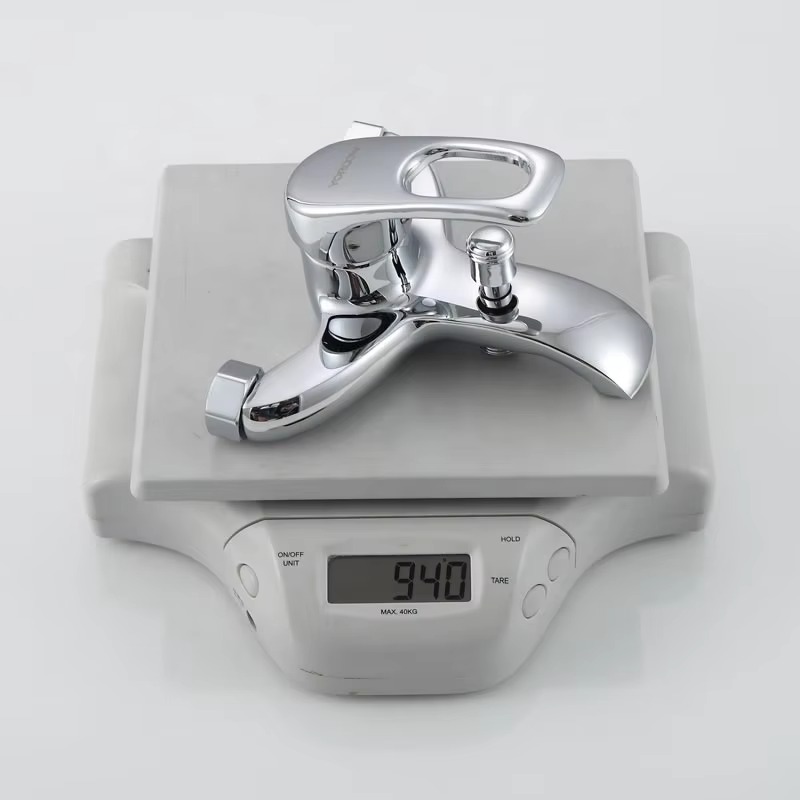 主图_4 Good Price Single Handle Brass Shower Tap Wall Mounted Hot Cold Water Bathroom Faucet Chrome Finished Mixer Bathtub Tap Manufactured Faucet