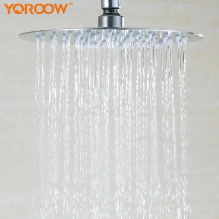 Economico 201 soffione a pioggia in acciaio inox Alta pressione regolabile rubinetto bagno cromato a cascata