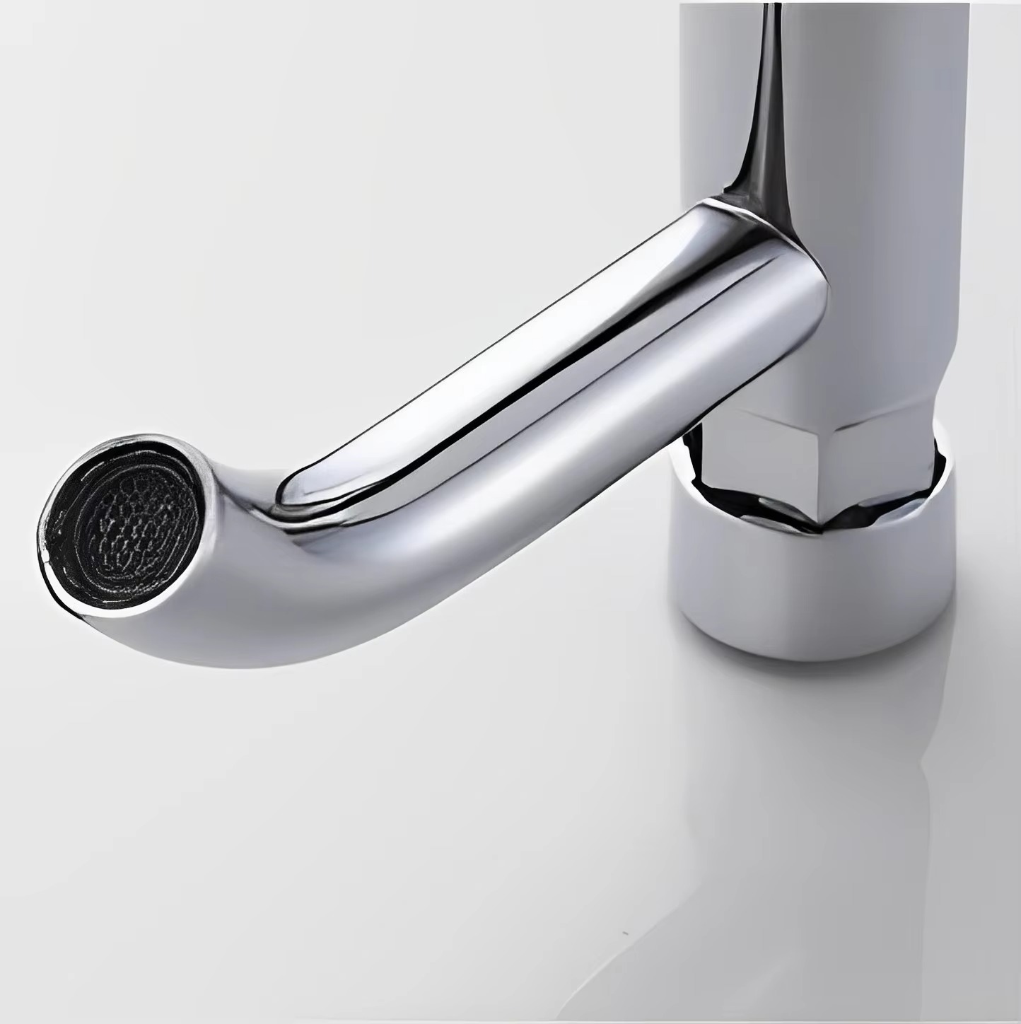 主图_4 Factory direct sales cheap deck mounted brass chrome time delay faucet push button tap public delay faucet