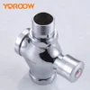 主图_4 Ampiamente usato Manuallollet Chrome Plate Brass Body Single Handle Water Valve Flush Valve Push Button per i servizi igienici pubblici