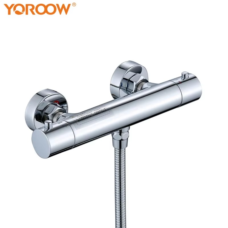 主图_5 High Quality Chromed Thermostatic Shower Mixer System Modern Ceramic Polished Brass Body Jets for Bath Shower Faucets Shower