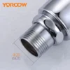 主图_5 Robinet de chasse d'eau à bouton-poussoir et pédale en laiton de haute qualité Robinet de chasse d'eau pour réservoir de toilettes à commande facile