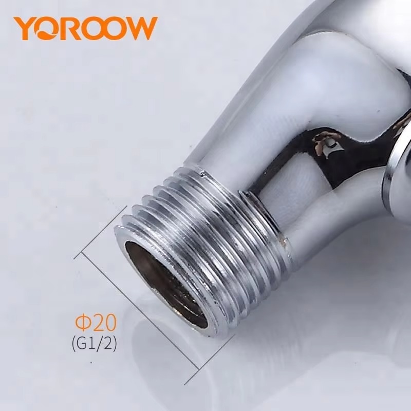 主图_5 Valvola di risciacquo in ottone del piatto cromato di alta qualità per uso del bagno Valvola di risciacquo manuale della toilette