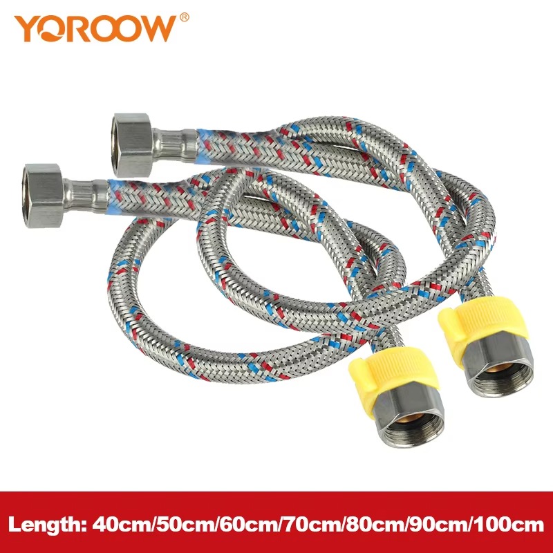 详情_1 أنبوب مدخل الصنبور صنبور حوض المطبخ صنبور حوض المطبخ ماء ساخن وبارد مقاوم للانفجار خرطوم مدبب مضفر مدبب مطول