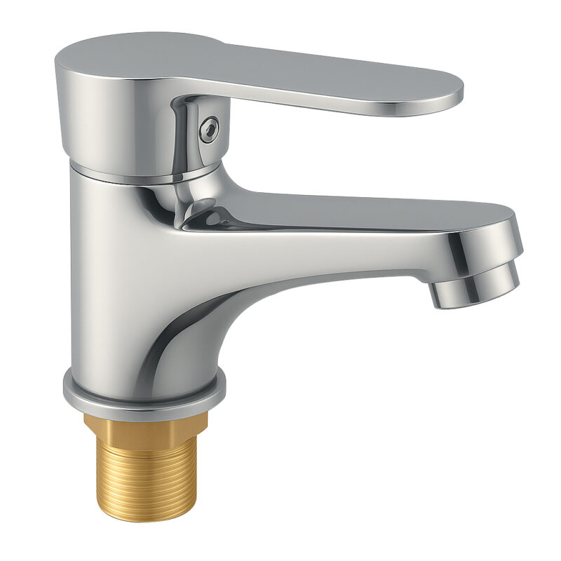 Grifo mezclador monomando de cromo antiguo para lavabo montado en la cubierta Grifo de agua caliente fría para el hotel Apartamento Cuerpo de zinc Grifo de lavabo de baño