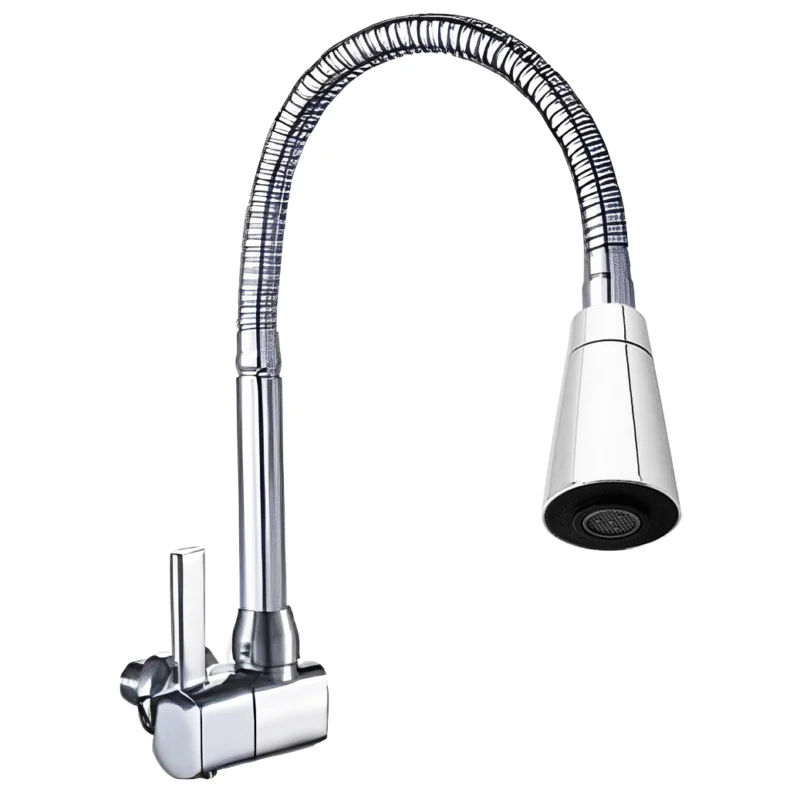Best Selling rubinetto da cucina a parete a leva singola Rubinetto da cucina commerciale con lavello in zinco rubinetto singolo freddo Gourmet