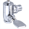 13 Fabriek Directe Verkoop messing lichaam handvat voet bediend spoelen voor toilet spoelklep