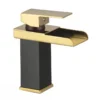 1740468281691 Golden Maniglia singola contemporanea rubinetto di lusso per lavabo in acciaio inox Rubinetto miscelatore per lavabo - 7165B6