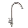 2422 Commercial Modern Stainless Steel Kitchen Faucet Single Spray Head New Brush Nickel Finish 304 Stainless Steel Kitchen Faucet