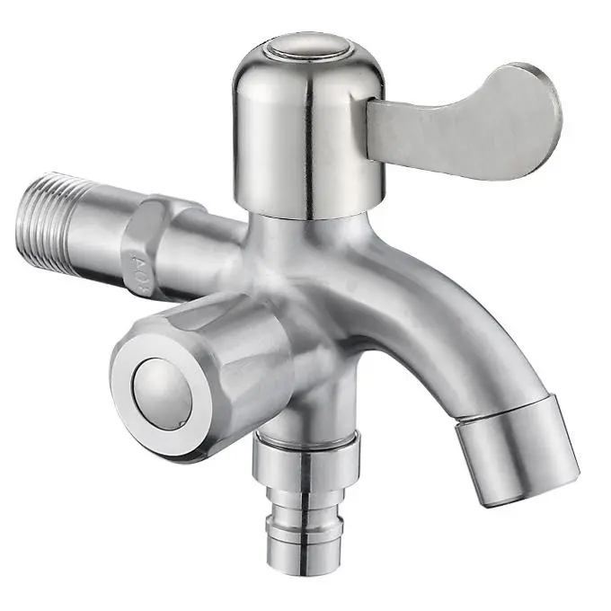 Moderno comercial de acero inoxidable grifo de la cocina de un solo rociador Nuevo acabado níquel cepillado 304 grifo de la cocina de acero inoxidable