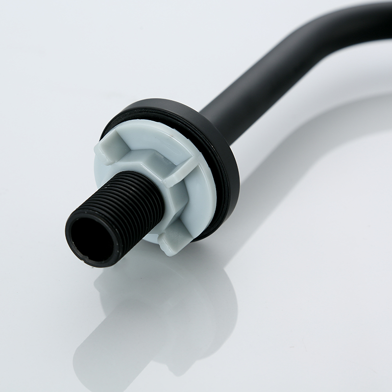 314 Fancy 304 Stainless Steel Basin Taps Metered Faucets for School Hotel Use Black Wash Basin Tap with Brass Valve Core