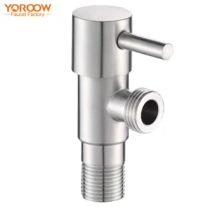 usine de robinetterie chinoise vanne d'angle en acier inoxydable 304