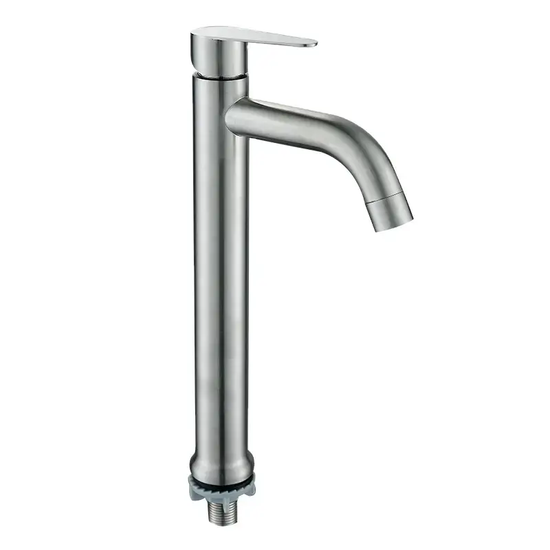 Robinet antique en acier inoxydable avec noyau céramique Thermostatique design moderne Robinet de lavabo simple et froid pour lavabo