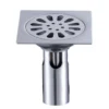 472c04632138969e73fe32b26c83642 Popular ralo de chão de latão quadrado sólido anti-retorno anti-odor