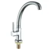 5 Best Selling Wall Mounted Single Lever Kitchen Tap Commercial Kitchen Faucet with Zinc Sink Single Cold Gourmet Faucet