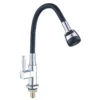 7 Best Selling Wall Mounted Single Lever Kitchen Tap Commercial Kitchen Faucet with Zinc Sink Single Cold Gourmet Faucet