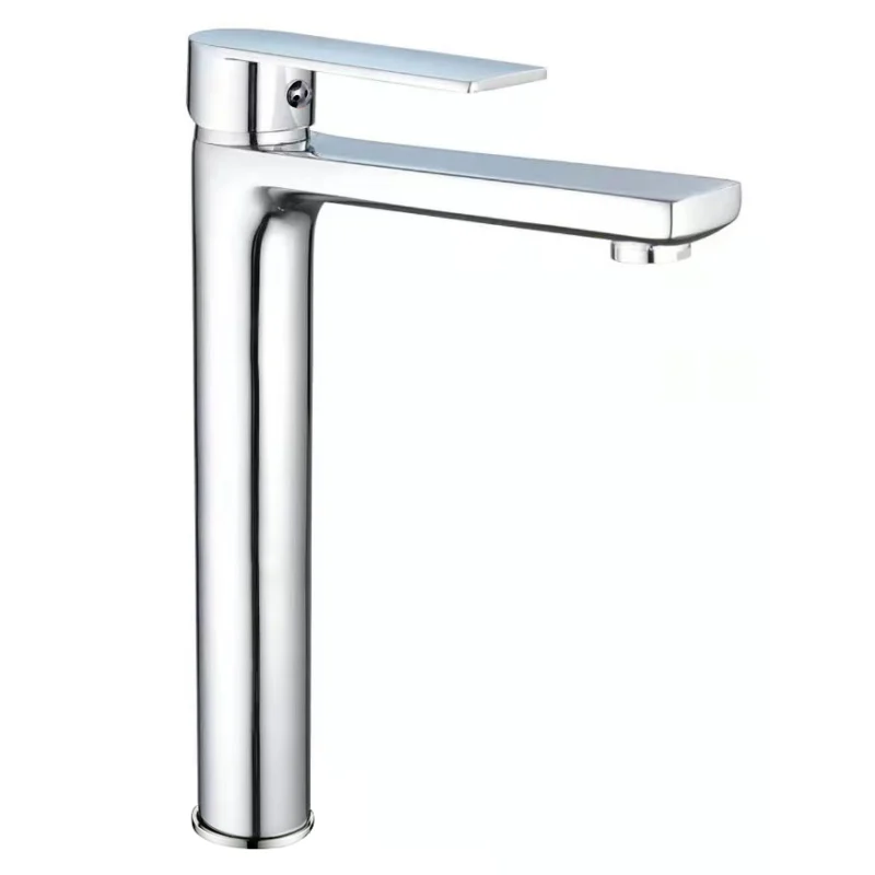 Buena Calidad Grifo monomando cromado para lavabo Material de zinc termostático Grifo monomando para lavabo de baño