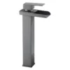 7166B5 Buen precio para Empolo Monomando Termostático Acero Inoxidable Cascada Lavabo Grifo Caliente Frío Mezclador de Baño con para Gimnasio