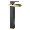 7166B6 Buen precio para Empolo Monomando Termostático Acero Inoxidable Cascada Lavabo Grifo Caliente Frío Mezclador de Baño con para Gimnasio