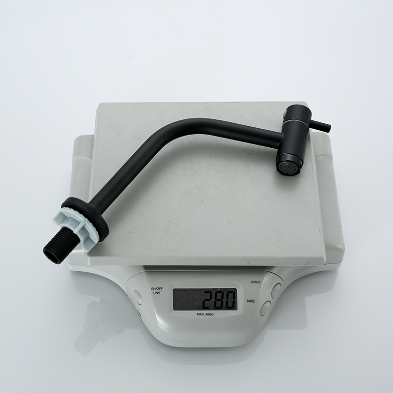 76 Fancy 304 Stainless Steel Basin Taps Metered Faucets for School Hotel Use Black Wash Basin Tap with Brass Valve Core