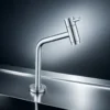 81 Grifo monomando de lujo para lavabo antiguo de acero inoxidable 304 para agua fría Núcleo de la válvula de latón para villas