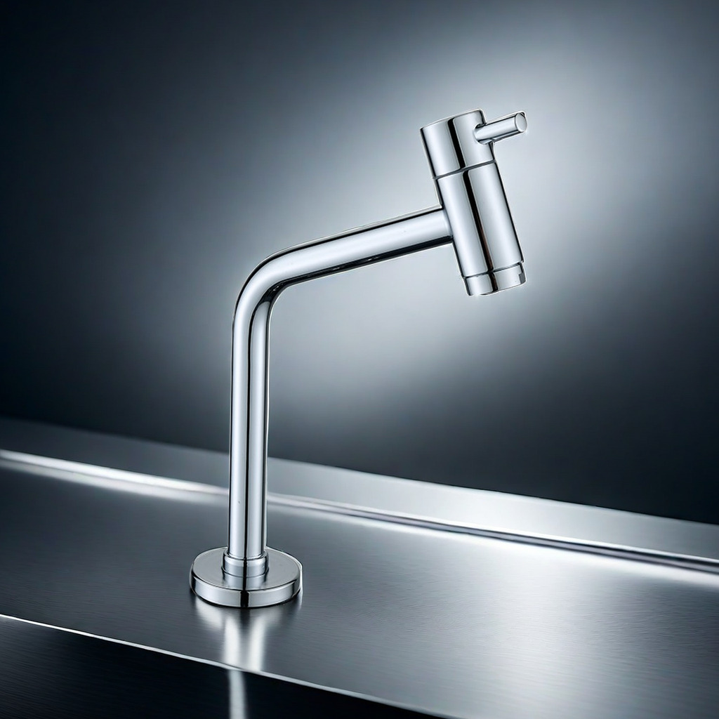 81 Luxus Ein-Griff-Antik-Becken Wasserhahn 304 Edelstahl Wasserhahn für Kaltwasser Messing Ventilkern für Villen