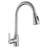 87 Fabbrica vendita diretta 201 acciaio inox singolo manico tirare rubinetto cucina alto rubinetto cucina miscelatore doppio modo uscita nero acqua calda fredda lavello cucina