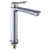 9088A Chrome Zinc Alloy Single Cold Basin Faucet with Handle Traditional Luxury Style Thermostatic Faucet for Washbasin Hospital Use